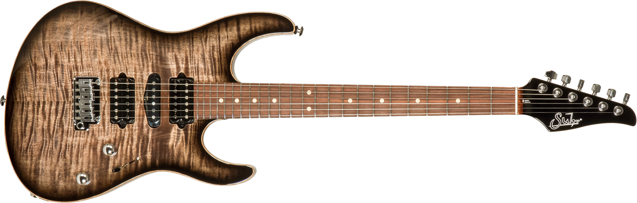 Suhr Modern Plus HSH PF Trans Charcoal Burst