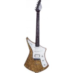 Cream Revolver Gold Glitter