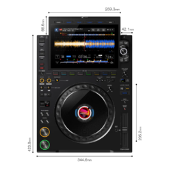 AlphaTheta Pioneer DJ CDJ-3000X station music montgermont rennes 2