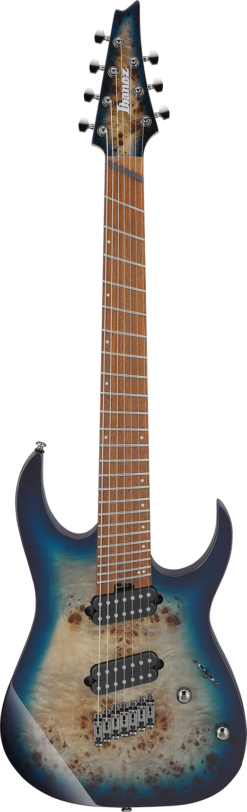 1 Ibanez RGMS7PBCBS guitare électrique 7 cordes multiscale Station Music Rennes Montgermont