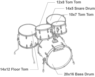 Batterie Tama ImperialStar IP50H6W-HLB acoustique meinl HCS Station-Music Rennes Montgermont