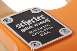 5 Schecter Nick Johnston signature HSS Traditionnal Atomic Orange guitare électrique Station Music Rennes Montgermont