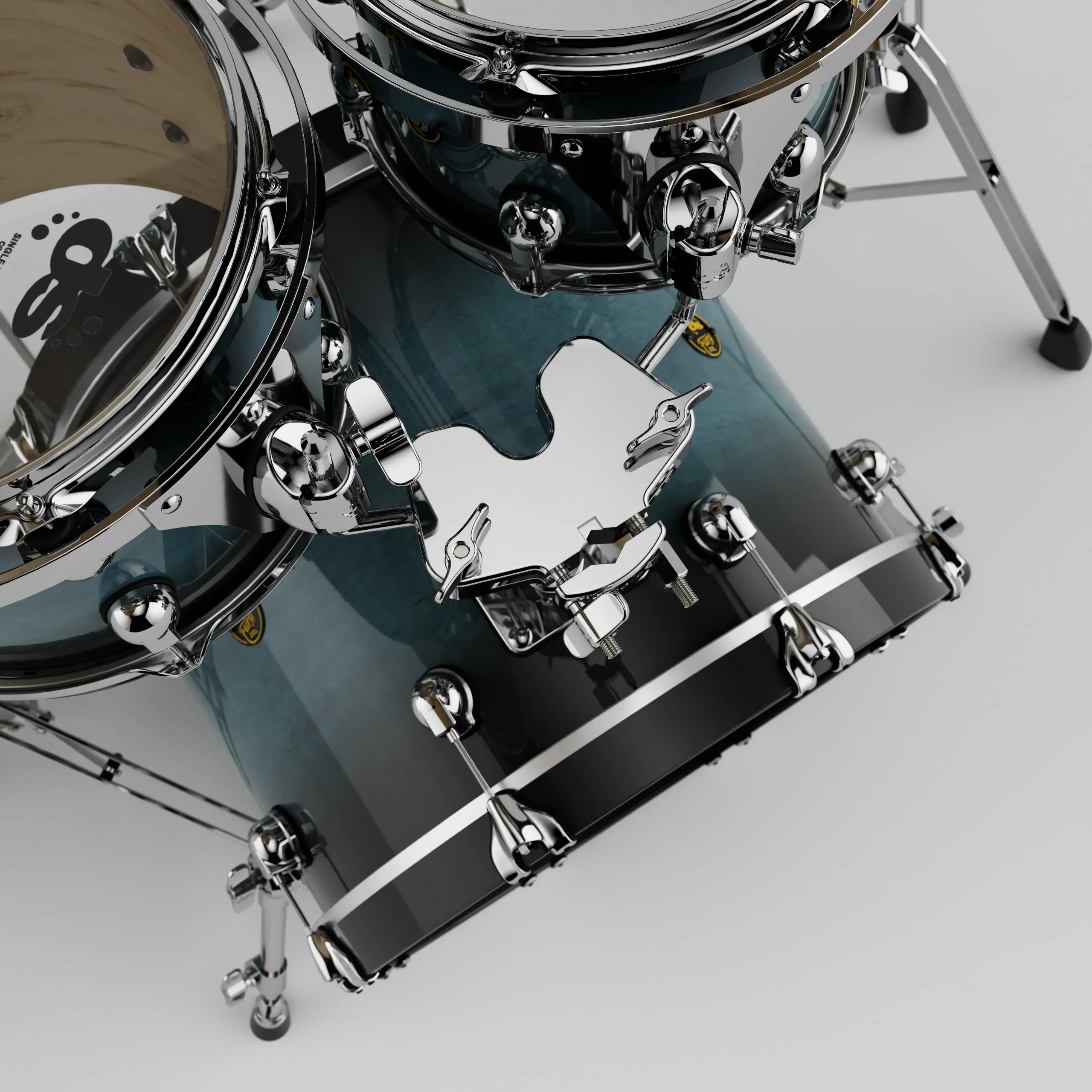 DS Drum Fury FY-CLUB-T-PBT petrol burst batterie acoustique erable Station-Music Montgermont Rennes