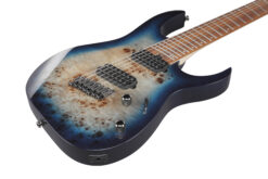5 Ibanez RGMS7PBCBS guitare électrique 7 cordes multiscale Station Music Rennes Montgermont