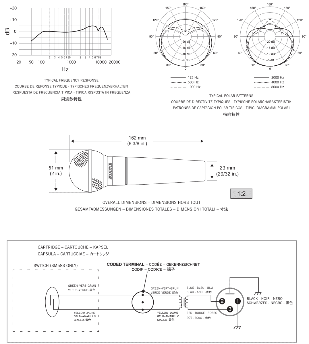 Micro Shure SSE-SM58-LCE-B Station-Music Rennes Montgermont