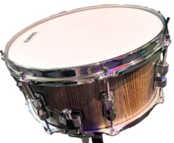caisse claire Marc Hassler 1 chene rouge artisanal made in france Station-Music Montgermont Rennes Batterie musique14x6,5_0