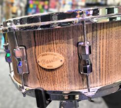caisse claire Marc Hassler 1 chene rouge artisanal made in france Station-Music Montgermont Rennes Batterie musique14x6,5_