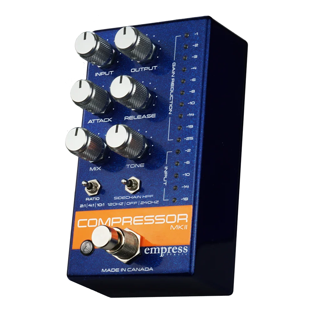 2 Empress Effects compressor MKII pedale effet compresseur guitare magasin de musique Station Music Rennes Montgermont