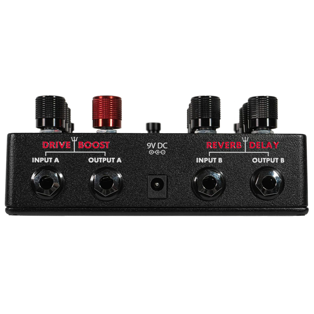 6 Allpedal Devil's Triad Jeff Loomis pedale multi-effets guitare distorsion delay reverb boost magasin de musique Station Music rennes montgermont