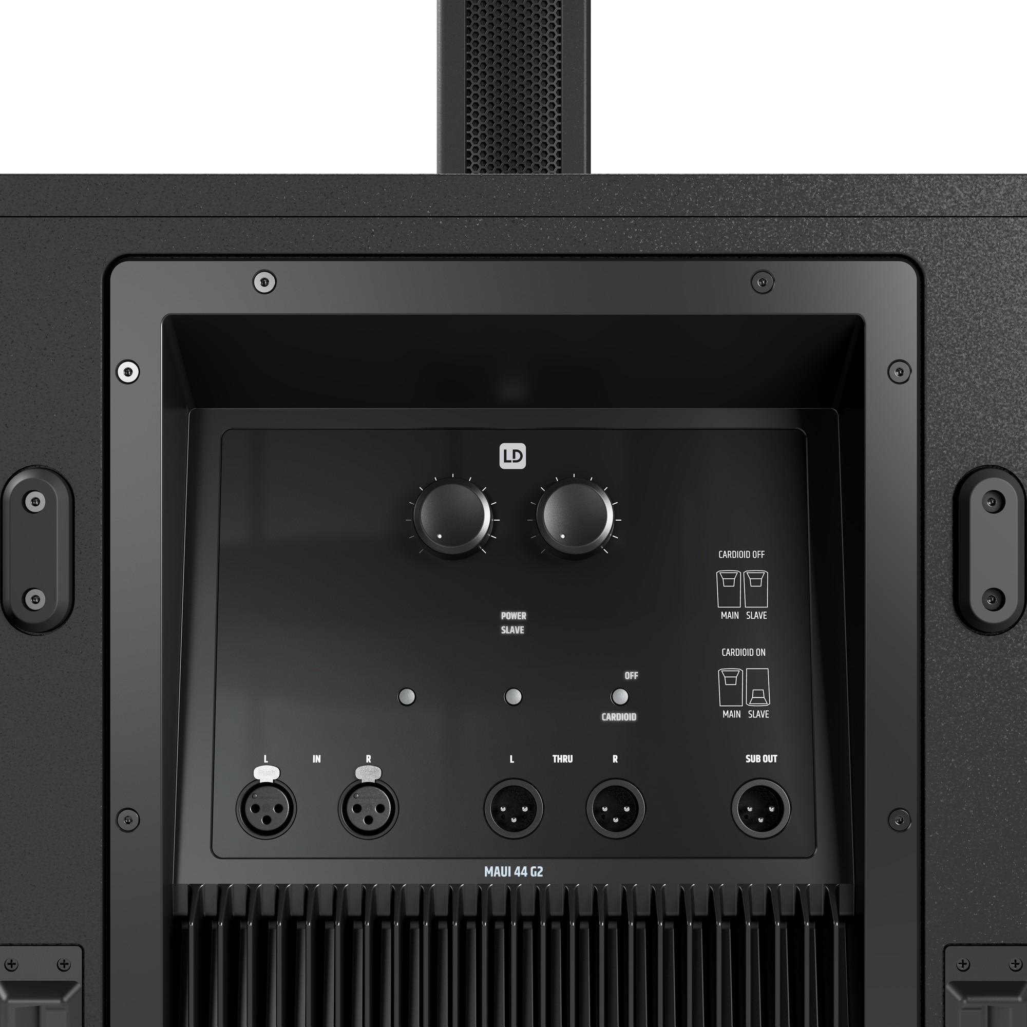2 LD Systems MAUI 44 G2 enceinte colonne amplifiée Station Music magasin de musique Rennes Montgermont